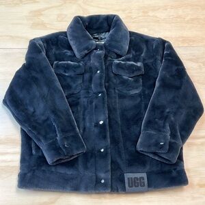 UGG Women's Frankie Faux Fur Trucker Jacket